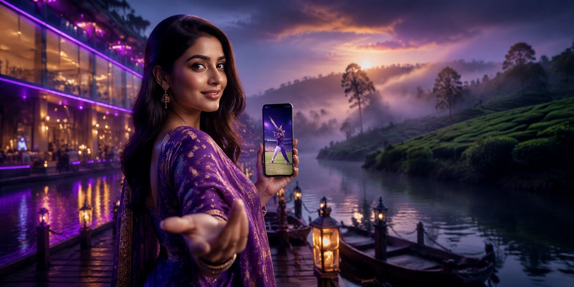 সিলেটের চা বাগানে ক্রিকেট বেটিং উপভোগ করছেন এক ব্যবহারকারী
